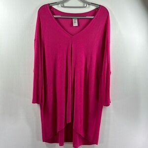 John Mark High-Low Lightweight Knit Tunic, M